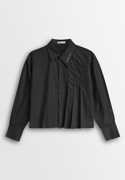 [VALUE BUY] Women Long-Sleeve Shirt - Black - 510039
