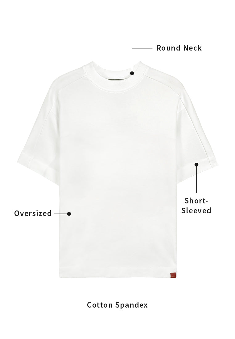Men Short-Sleeve Fashion Tee - White - 410069