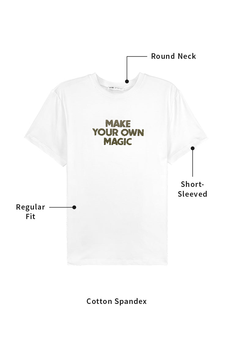 Men Short-Sleeve Graphic Tee - White - 410030