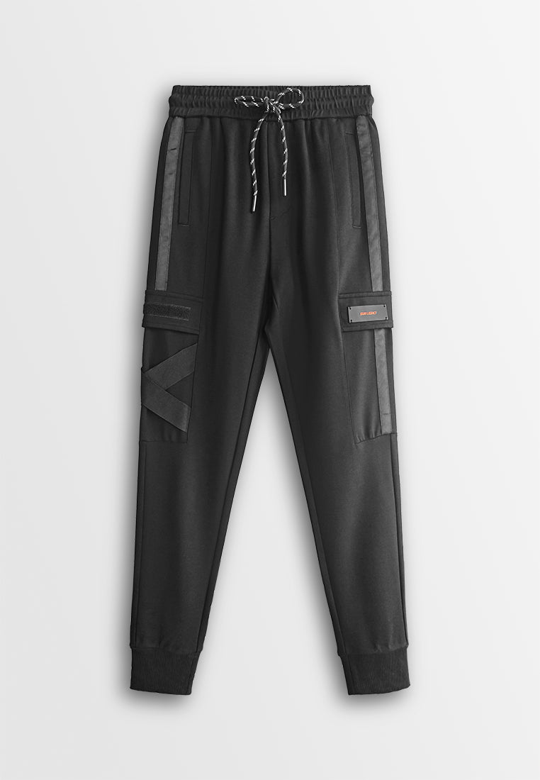 Men Long Jogger - Black - 510244