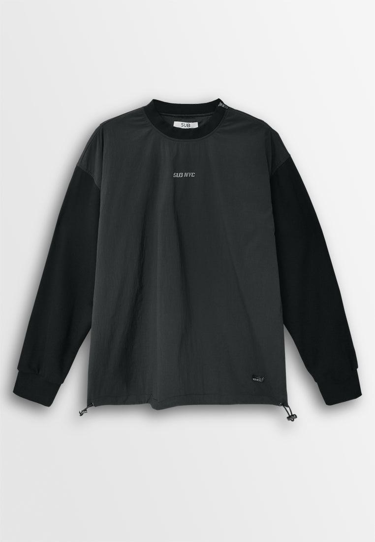 Men Long-Sleeve Sweatshirt - Black - 410211