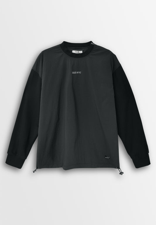 Men Long-Sleeve Sweatshirt - Black - 410211