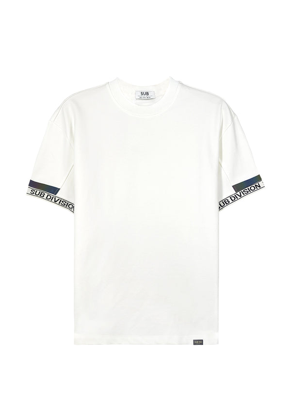 Men Short-Sleeve Fashion Tee - White - 310011