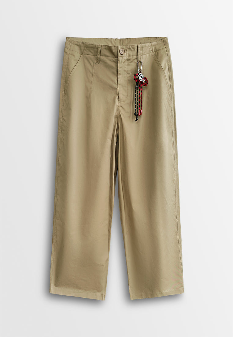 Men Loose Fit Long Pants - Khaki - 510306