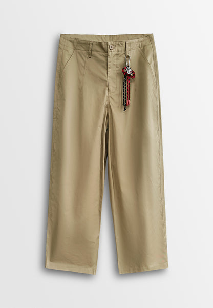 Men Loose Fit Long Pants - Khaki - 510306