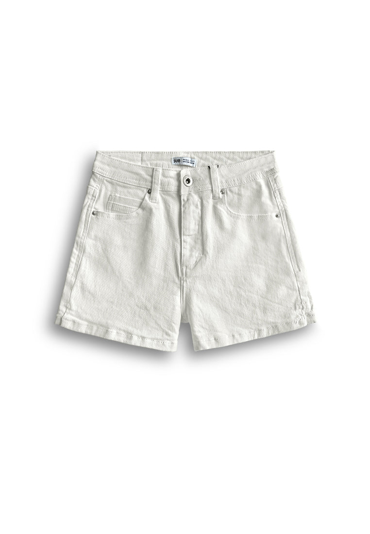 Women Short Jeans - White - 510133
