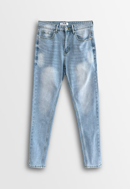 Men Slim Fit Long Jeans - Light Blue - 610245