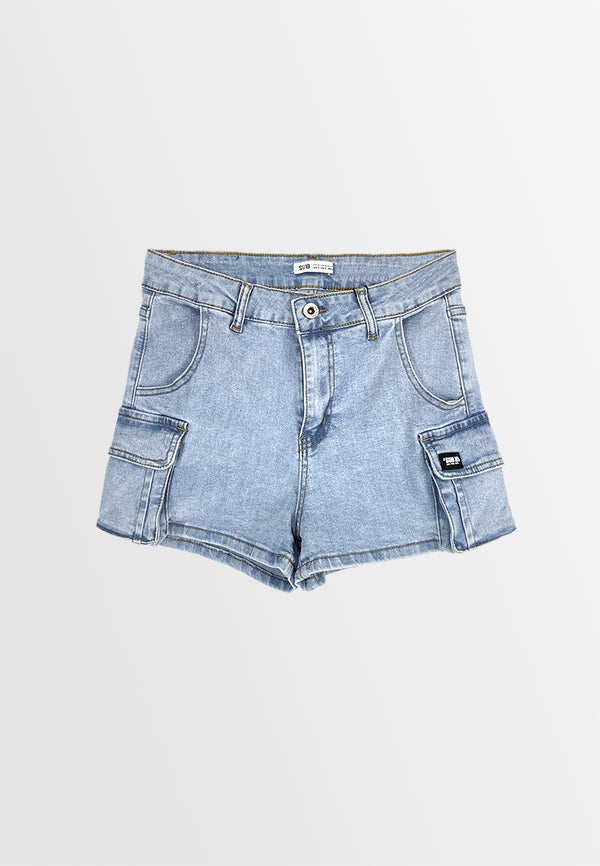 Women Short Jeans - Light Blue - 310240