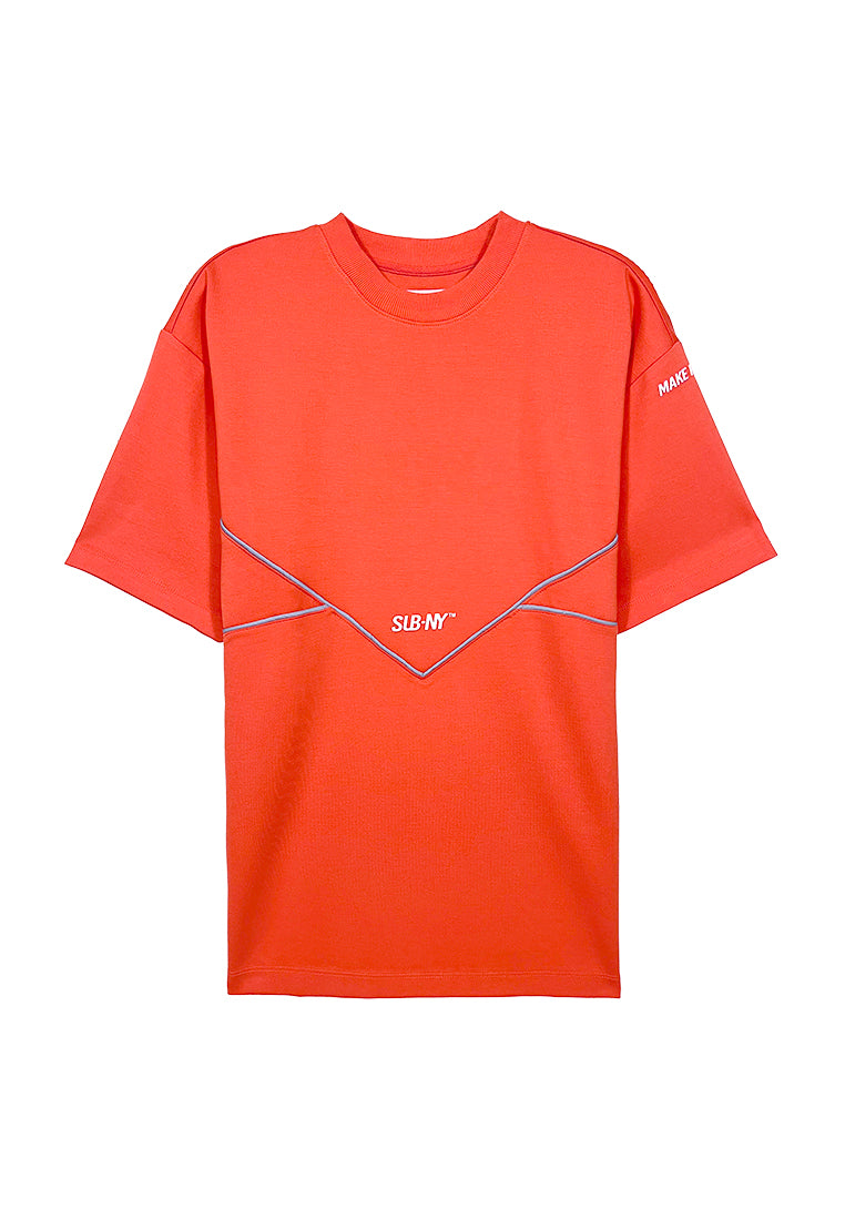 Men Short-Sleeve Fashion Tee - Orange - M3M843