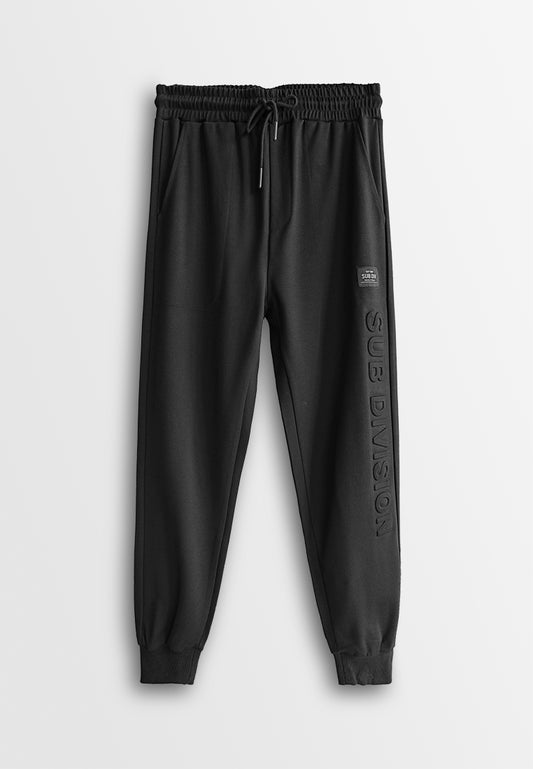 Men Long Jogger - Black - 510078