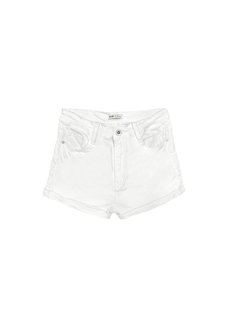 Women Short Jeans - White - 310062