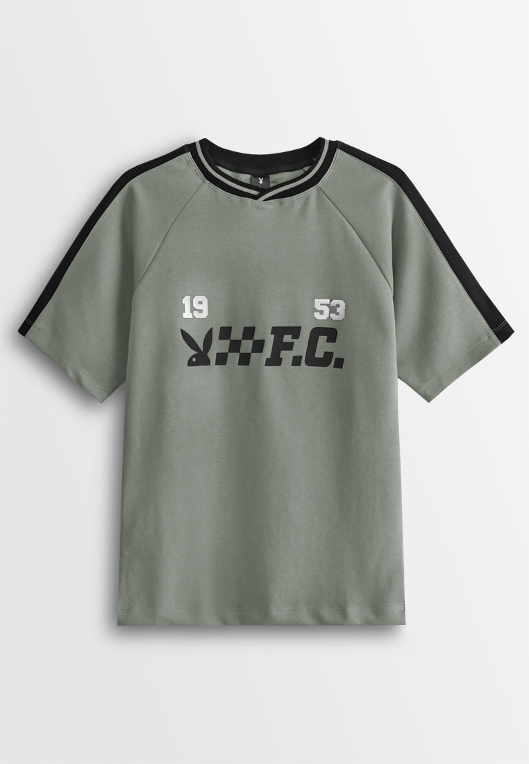 Playboy x SUB Men Oversized Fashion Tee - Grey - 610287