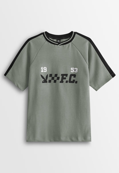 Playboy x SUB Men Oversized Fashion Tee - Grey - 610287