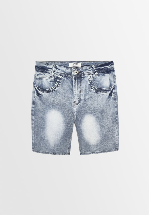 Men Short Jeans - Light Blue - 310214
