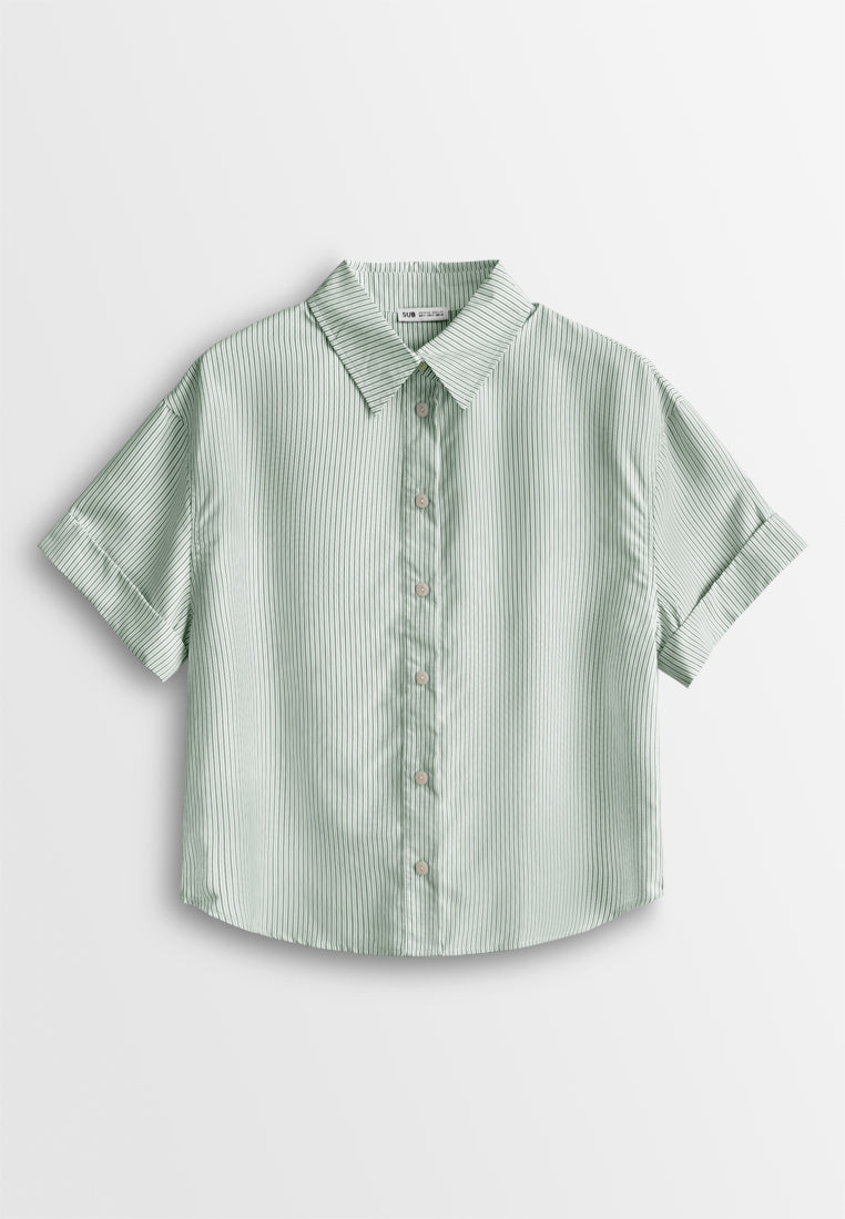 Women Short-Sleeve Shirt - Green - 610437