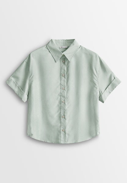Women Short-Sleeve Shirt - Green - 610437