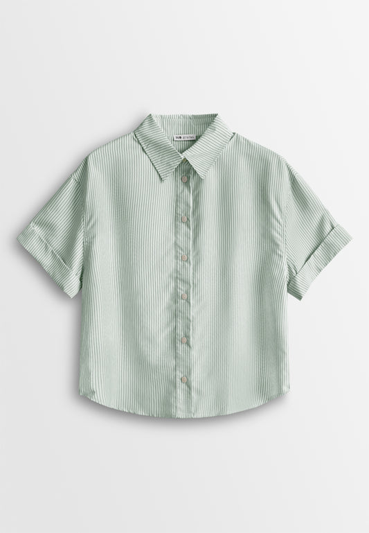 Women Short-Sleeve Shirt - Green - 610437