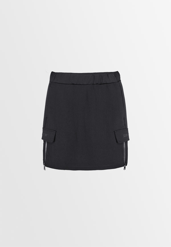 Women Short Skirt - Black - 410013