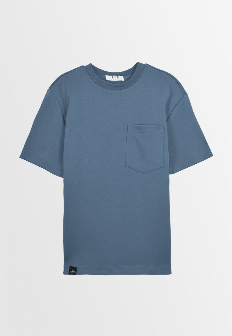 Men Short-Sleeve Fashion Tee - Dark Blue - M3M873