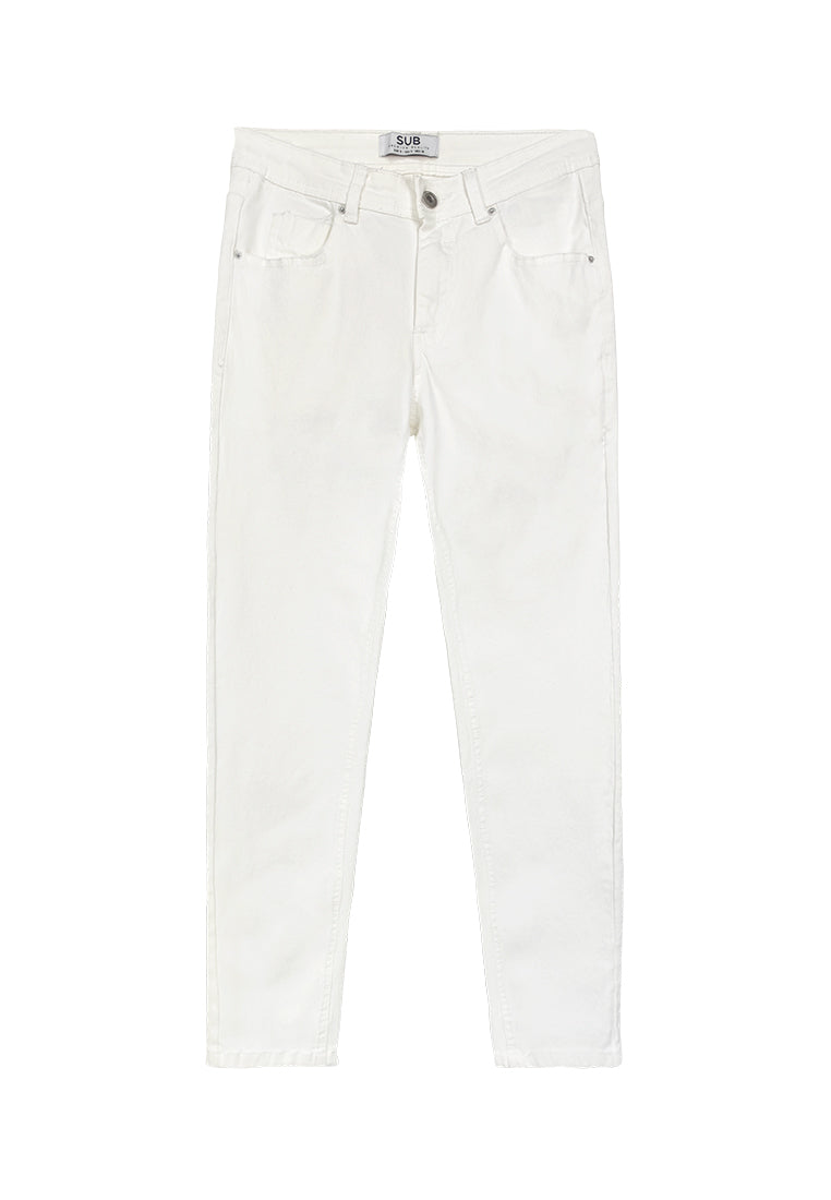 Men Slim Fit Long Jeans - White - 310208