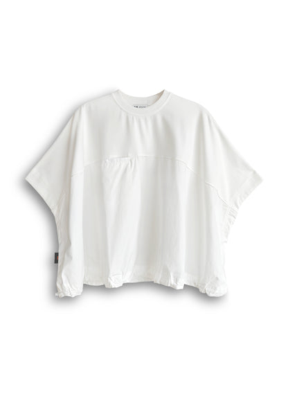 Women Sleeveless Oversized Fashion Tee - White - 510152