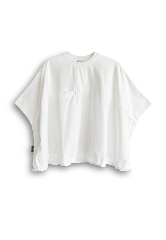 Women Sleeveless Oversized Fashion Tee - White - 510152