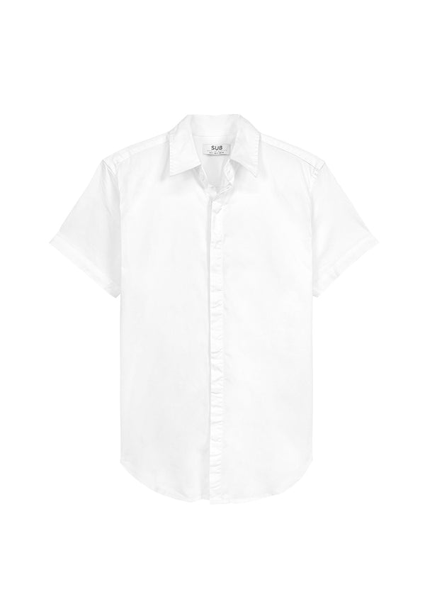 Men Short-Sleeve Shirt - White - 310204