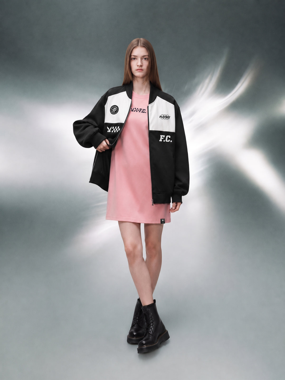 Playboy x SUB Men Bomber Jacket - Black - 610280