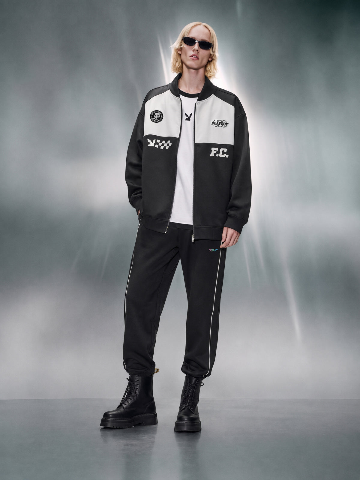 Playboy x SUB Men Bomber Jacket - Black - 610280