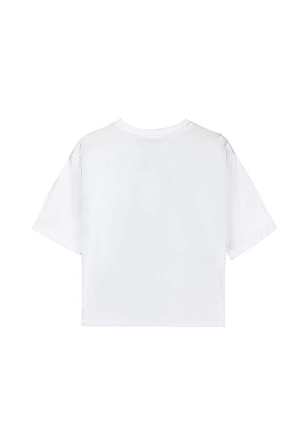 Women Short-Sleeve Fashion Tee - White - 310053
