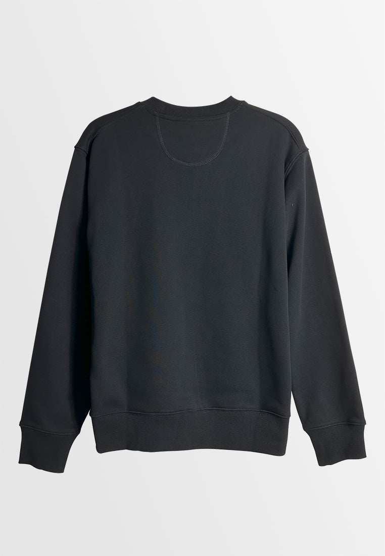 Men Long-Sleeve Sweatshirt - Black - M3M895