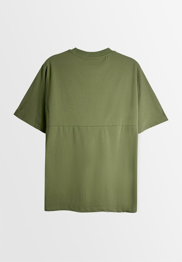 Men Short-Sleeve Fashion Tee - Army Green - M3M708