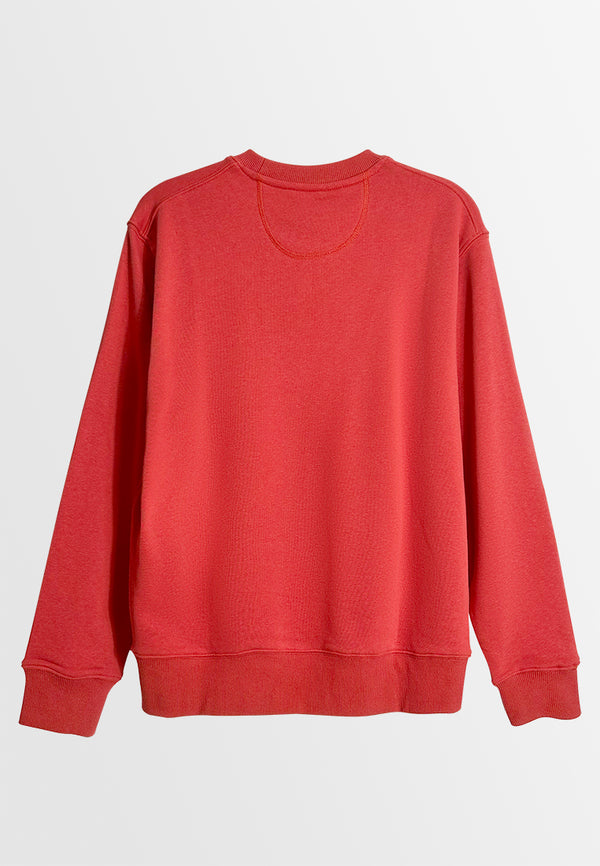 Men Long-Sleeve Sweatshirt - Dark Orange - M3M897