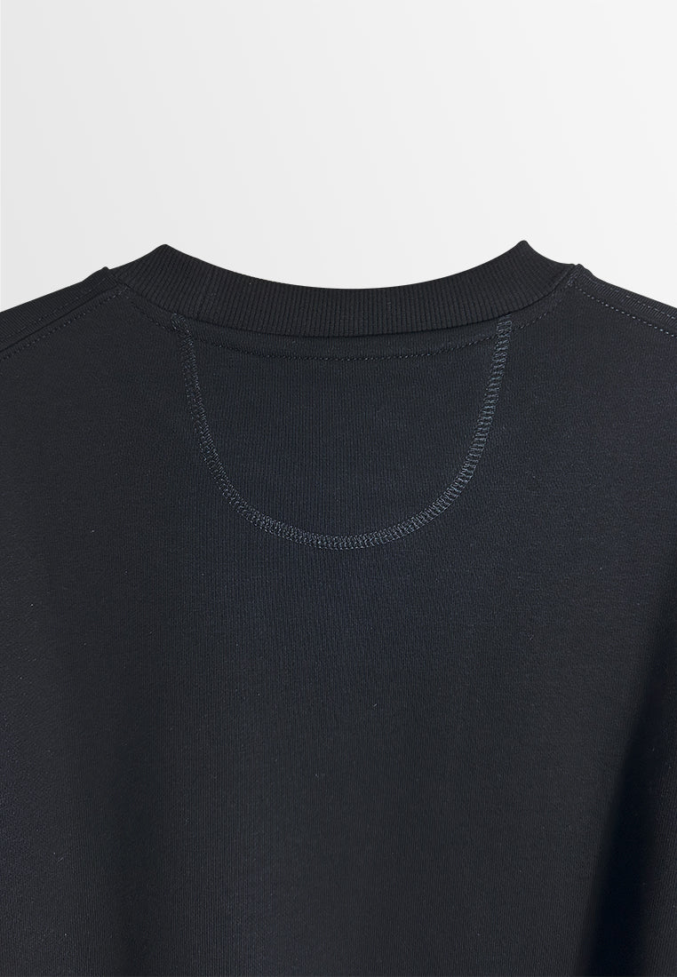 Men Long-Sleeve Sweatshirt - Black - M3M895
