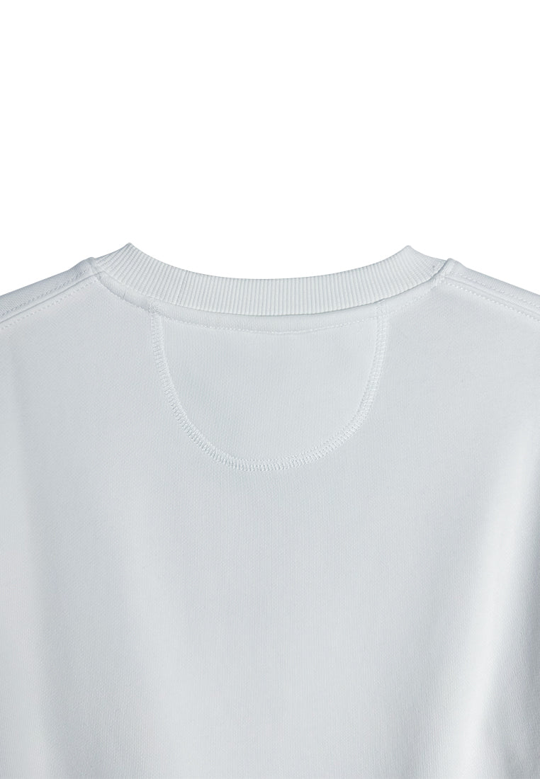 Men Long-Sleeve Sweatshirt - White - M3M896
