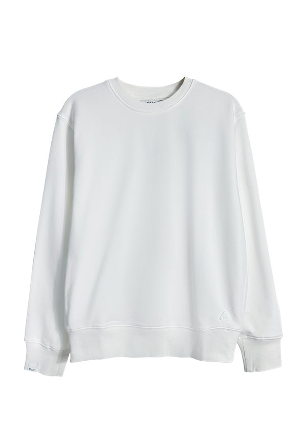 Men Long-Sleeve Sweatshirt - White - M3M896