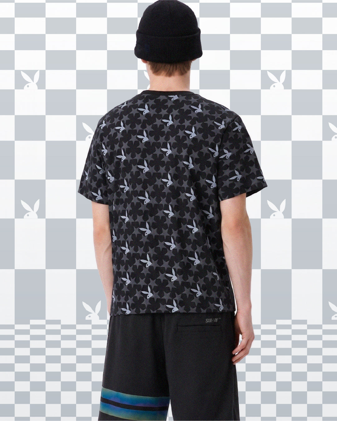 Playboy x SUB Men Short-Sleeve Graphic Tee - Black - 610291