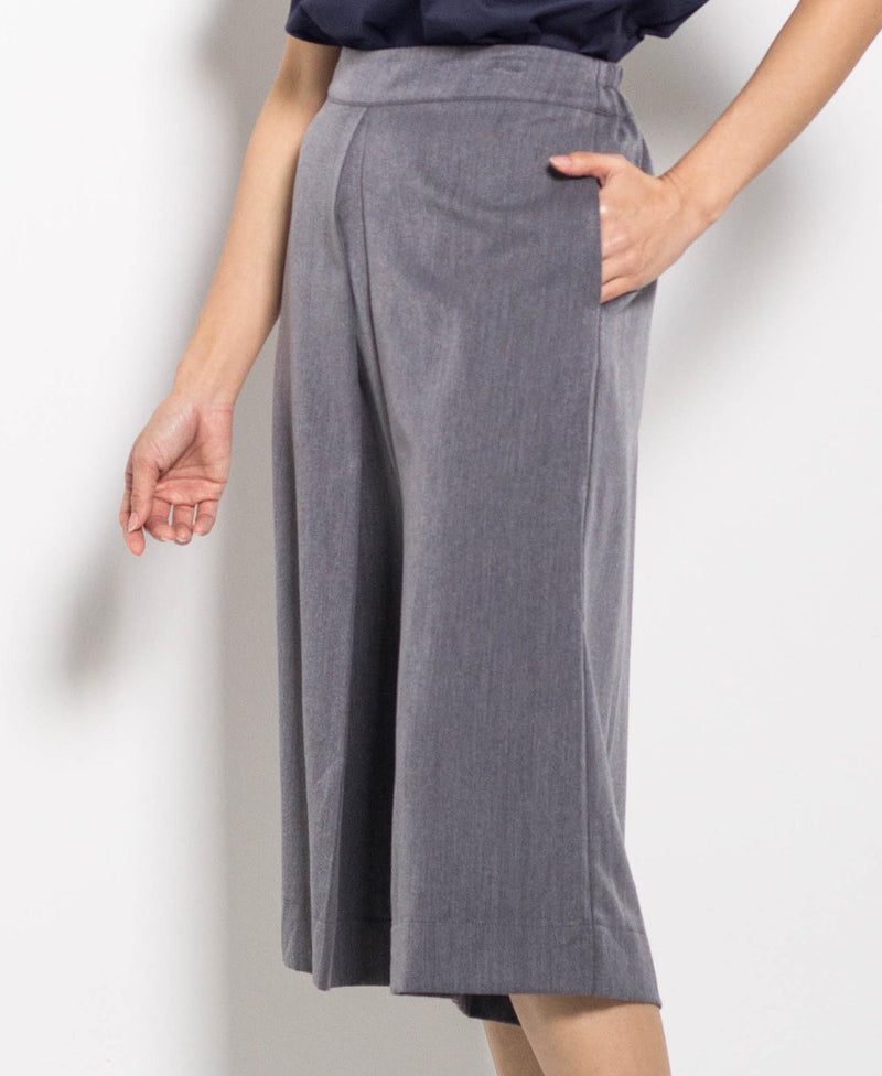 Women Culottes Pants - Grey - F0W513