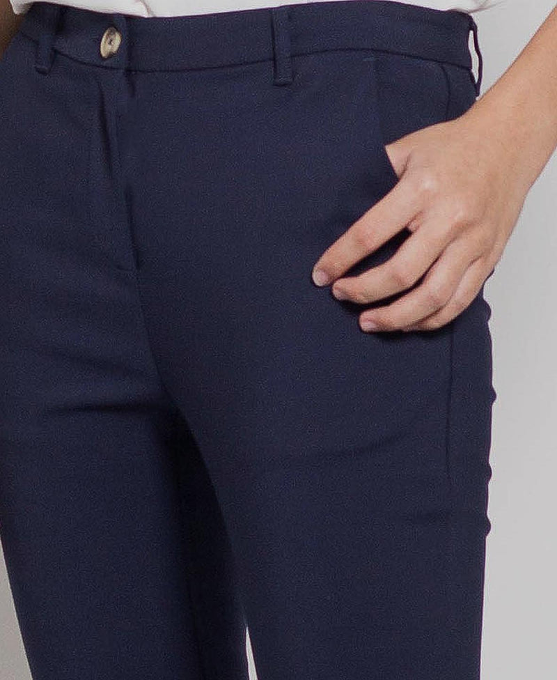 Women Long Pants - Navy - F0W472