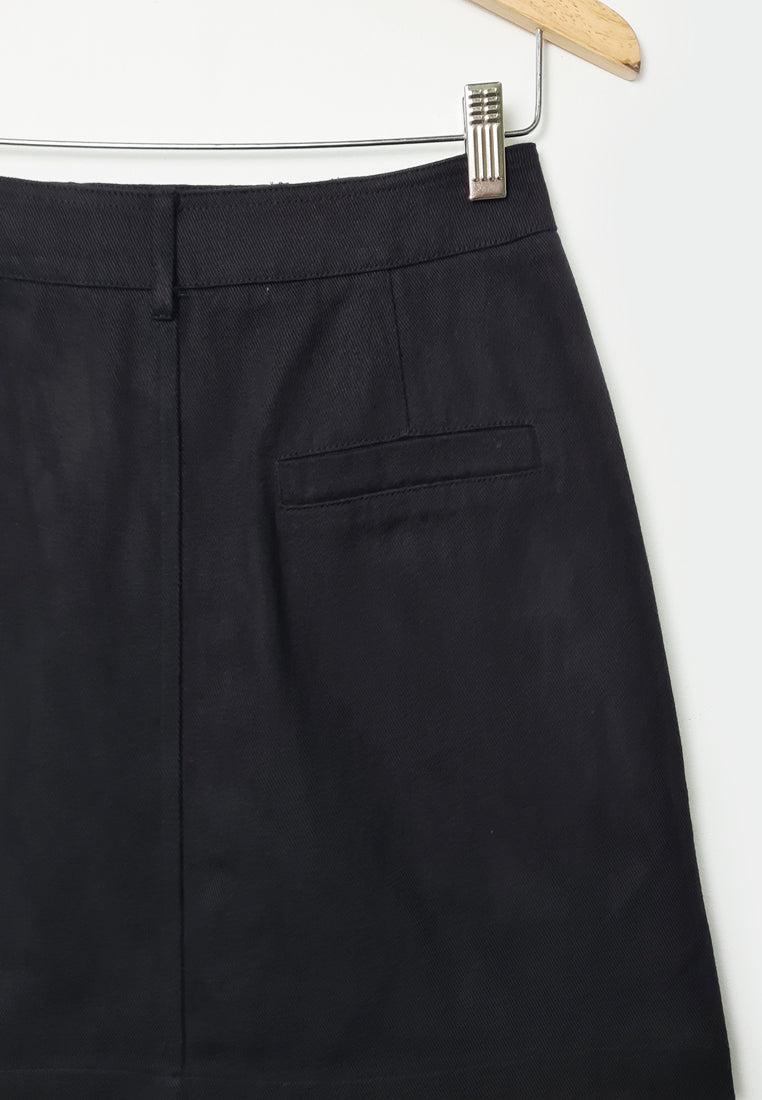 Women Short Skirt - Black - M1W128