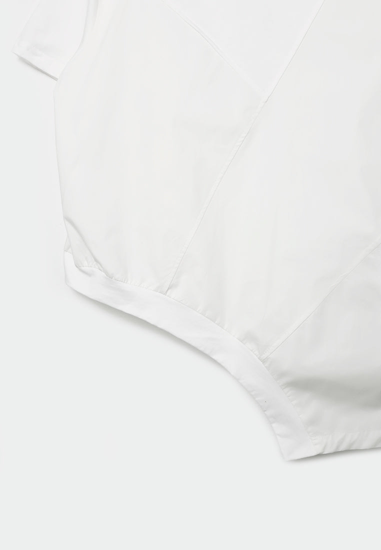 Women Short-Sleeve Fashion Tee - White - M1W132