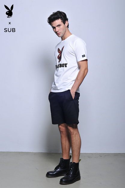 Playboy x SUB Men Short Jogger - Black - H2M779