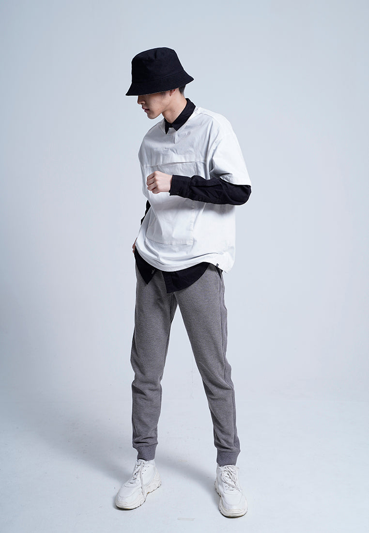 Men Short-Sleeve Pocket Fashion Tee - White - H0M729