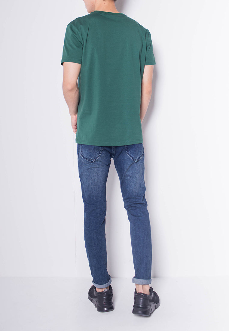 Men Short-Sleeve Graphic Tee - Green - H0M928