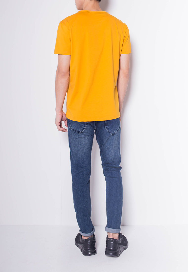 Men Short-Sleeve Graphic Tee - Yellow - H0M922