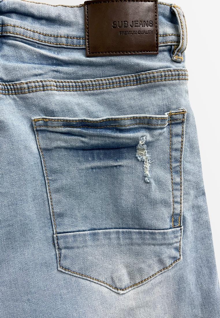 Men Short Jeans - Blue - M3M809