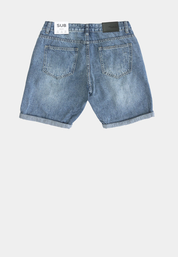 Men Short Jeans - Blue - H1M241