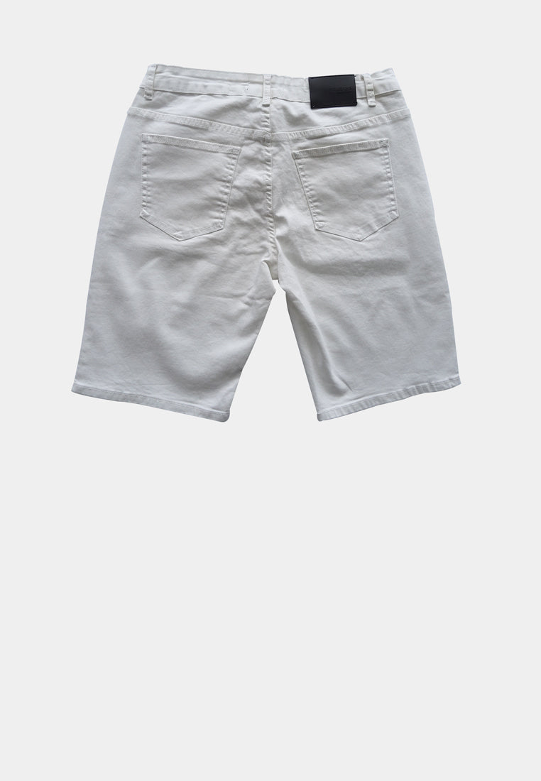 Men Short Jeans - White  - H1M126
