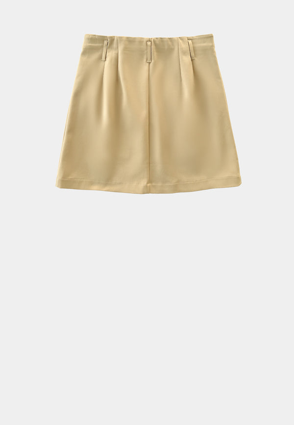 Women Cargo Skirt - Khaki - H0W950