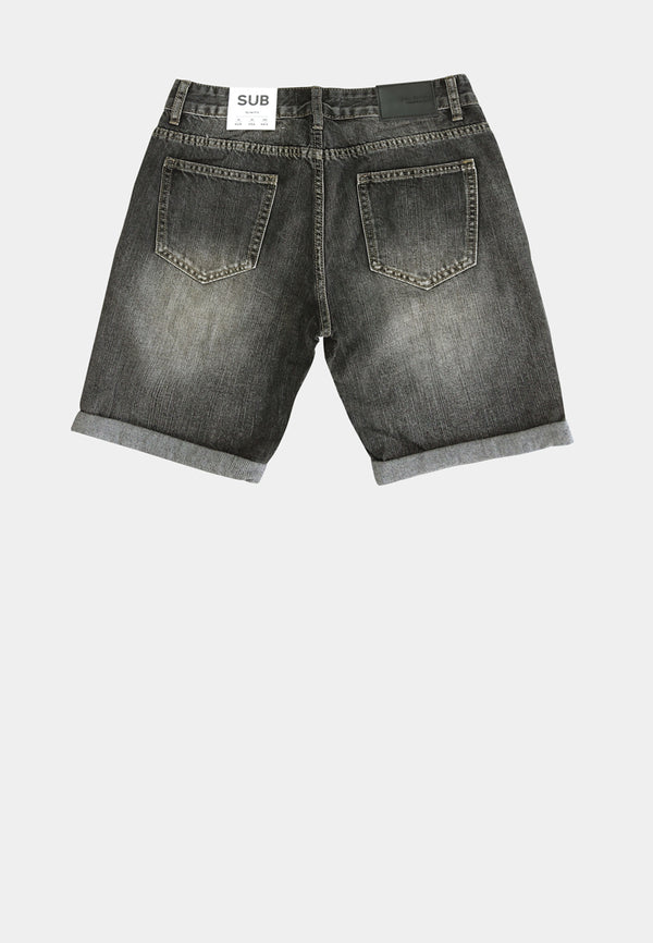Men Short Jeans - Dark Grey - H1M244